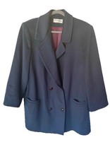 Forecaster of Boston Vintage Navy Women's Pea Coat 1x