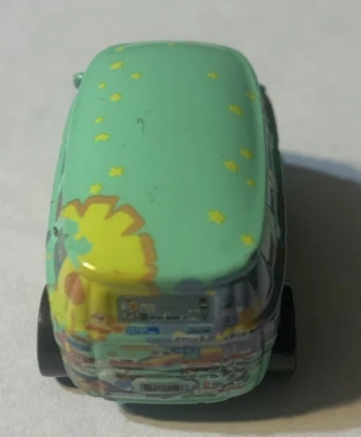 Disney Pixar Cars Fillmore VW Bus 1:55 Mattel Diecast Hippie Van Suelto Foto 3 de 4