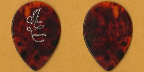 Toto 1988 The Seventh One tour Steve Lukather silver foil signature Guitar Pick