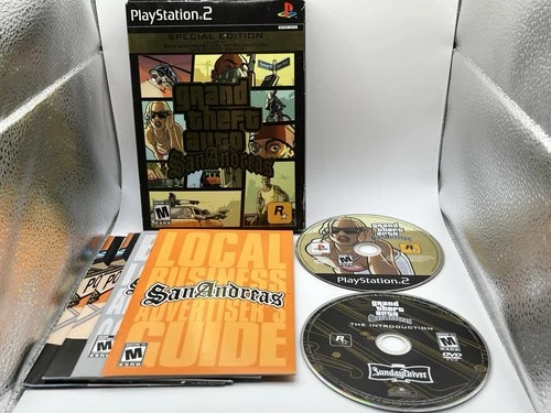 Grand Theft Auto: San Andreas Special Edition (PlayStation 2, 2004) CIB Complete