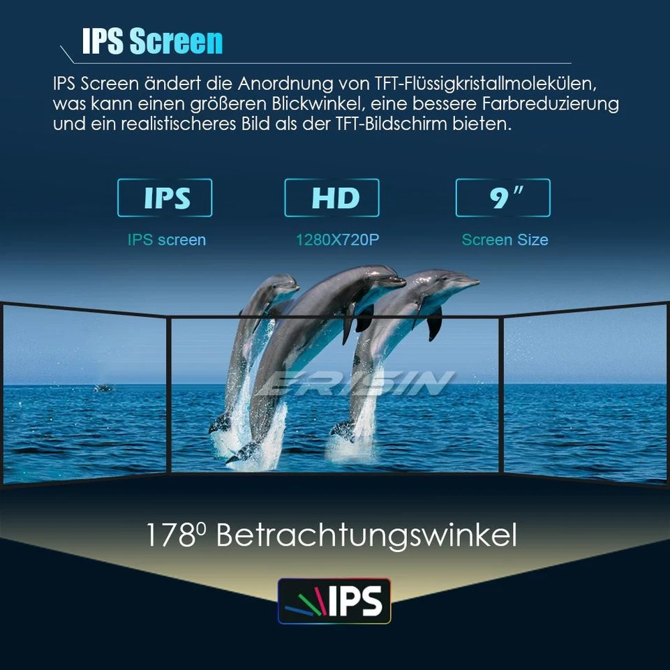 9" 64GB Android 14 Autoradio GPS DAB+ CD Für VW Golf 5/6 Passat Polo Tiguan Seat - Bild 2 von 4