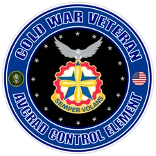 Cold War Veteran Avcrad Control Element Bumper Sticker Military Soldier Decal 5"