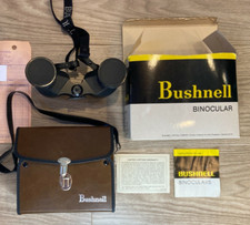 MINT Vintage Bushnell Banner Binoculars 7x35 Wide Angle Insta Focus 1987 w/ BOX