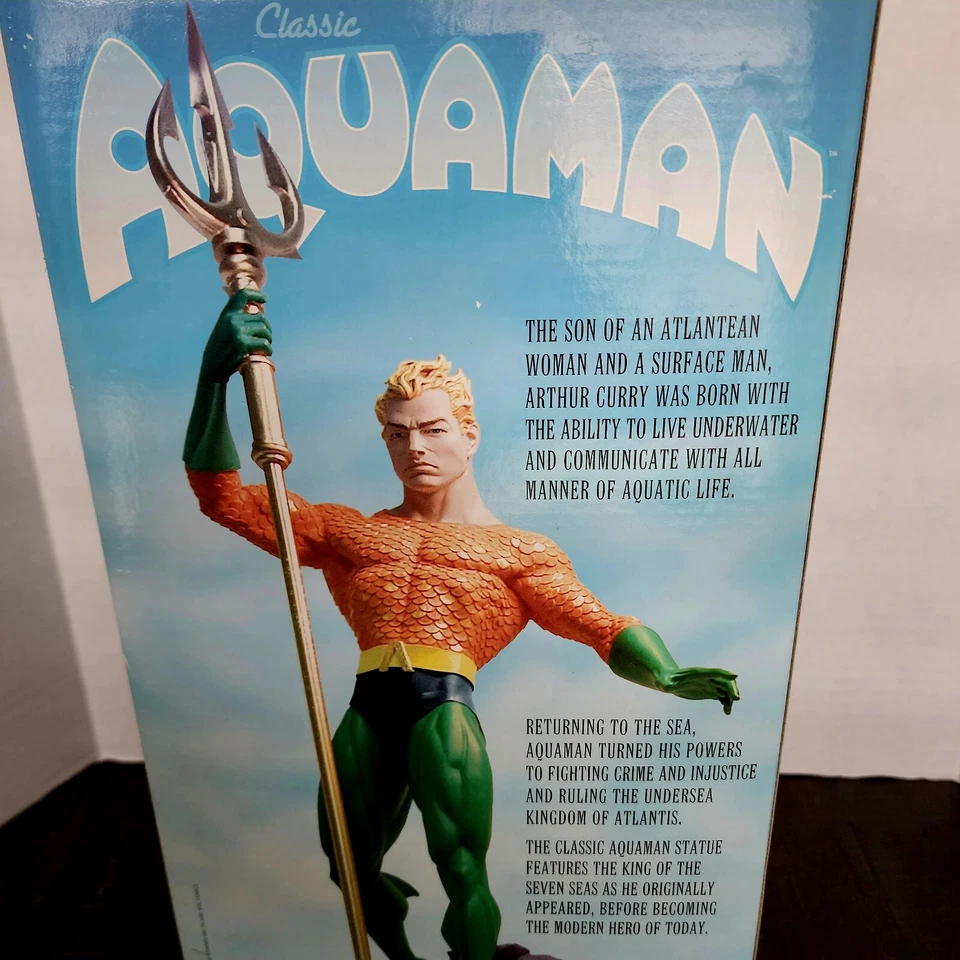 Статуэтка DC Direct Classic Aquaman ограниченный выпуск Тим Брукнер 14 дюймов, No1144 из 1200 - Изображение 4 из 4