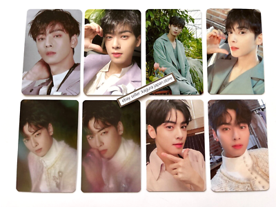 ASTRO CHA EUN-WOO EUNWOO All Light White & Green ver Photocard