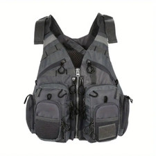 Adjustable Multi-Pocket Fishing Buoyancy Vest