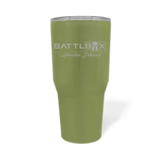 BattlBox 30oz Stainless Steel Hot and Cold Tumbler Vacuum Insulated Double Wall