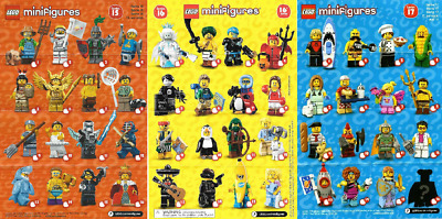 Nouveau LEGO Minifigures Series 17 Yuppie Cheveux x 1 pièces