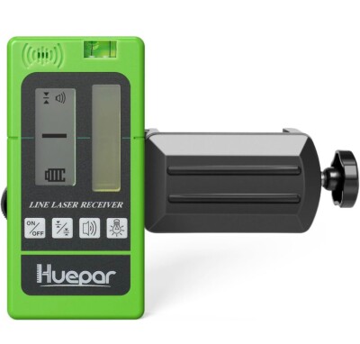 Laser Receiver LR-5RG for Huepar Laser Level Use for 901CG/902CG, BOX-1G/R