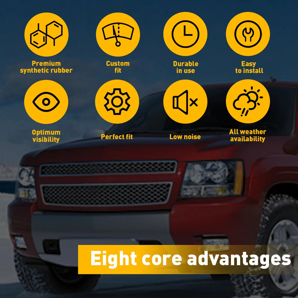 Brazo limpiaparabrisas ventana trasera y para Chevrolet Tahoe Suburban 2500 1500 2007-2013 Foto 2 de 4