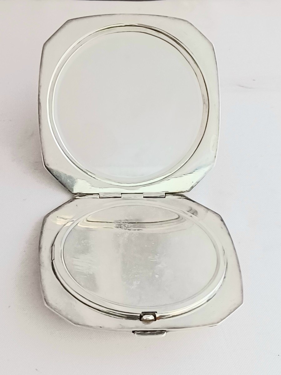 Japanese 950 Sterling Silver Bamboo Design Compact | eBay