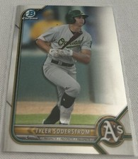 2022 Bowman Chrome Baseball Prospects Tyler Soderstrom Oakland Athletics #BCP-41