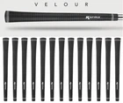 Karma Velour Black Standard Size .600 Round Golf Club Grips 51g 13 Count Lot NEW