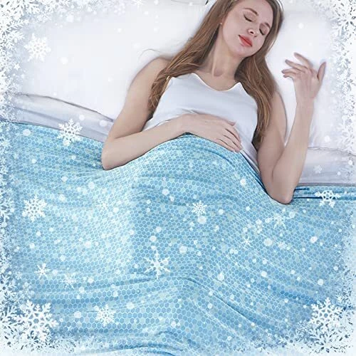 inhand Cooling Blanket for Hot Sleepers Sleeping Night Sweats Cooling Throw  B... | eBay