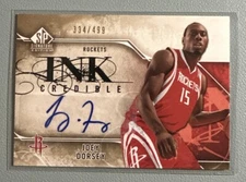 JOEY DORSEY 2009-10 SP Signature Edition INKredible Autograph 334/499