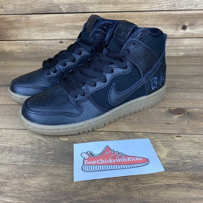 nike sb dunk high black gum