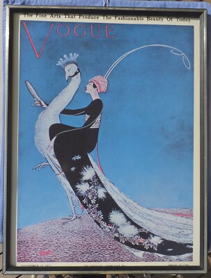 Reproduced Vogue Magazine Cover Poster by George Wolfe Plank 1911