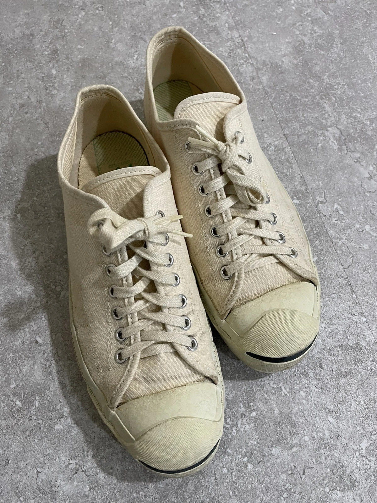 Oxford vintage PF JACK PURCELL RARISSIME anni 30 50 USA tela 9 5 pre Converse