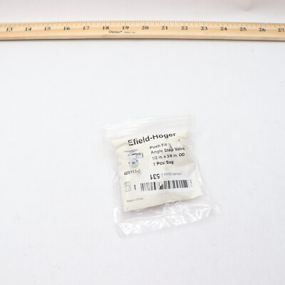 Efield-Hoger Push Fit Angle Stop Valve Water Shut Off 1/4 Turn 42811A-1