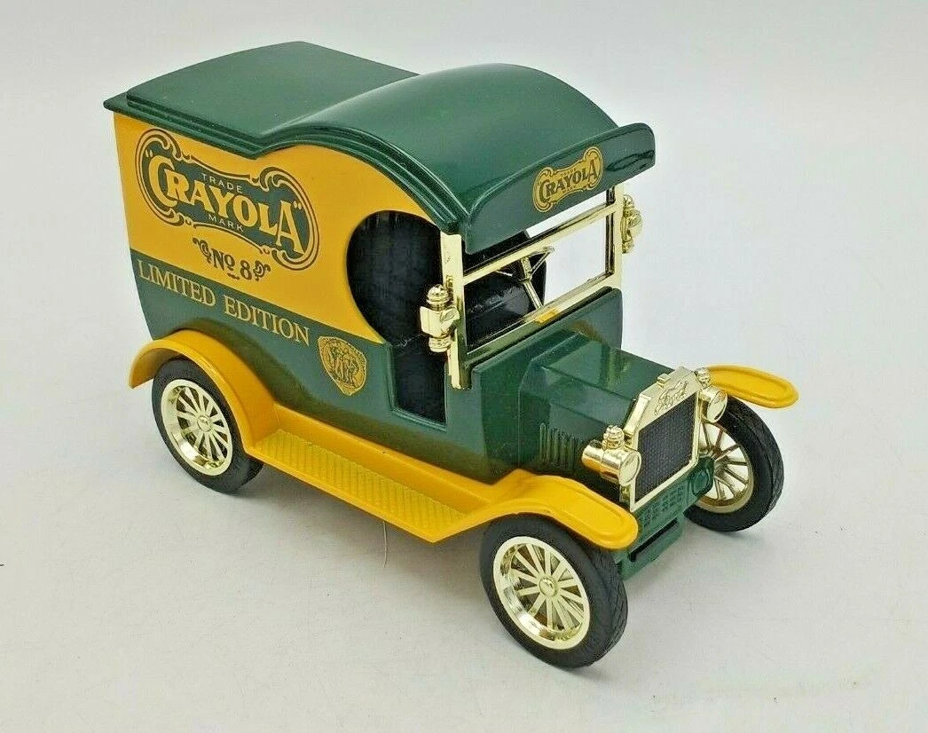 1912 Ford Delivery Car Crayola Truck Coin Bank No. 8 Limited Edition Gearbox Toy