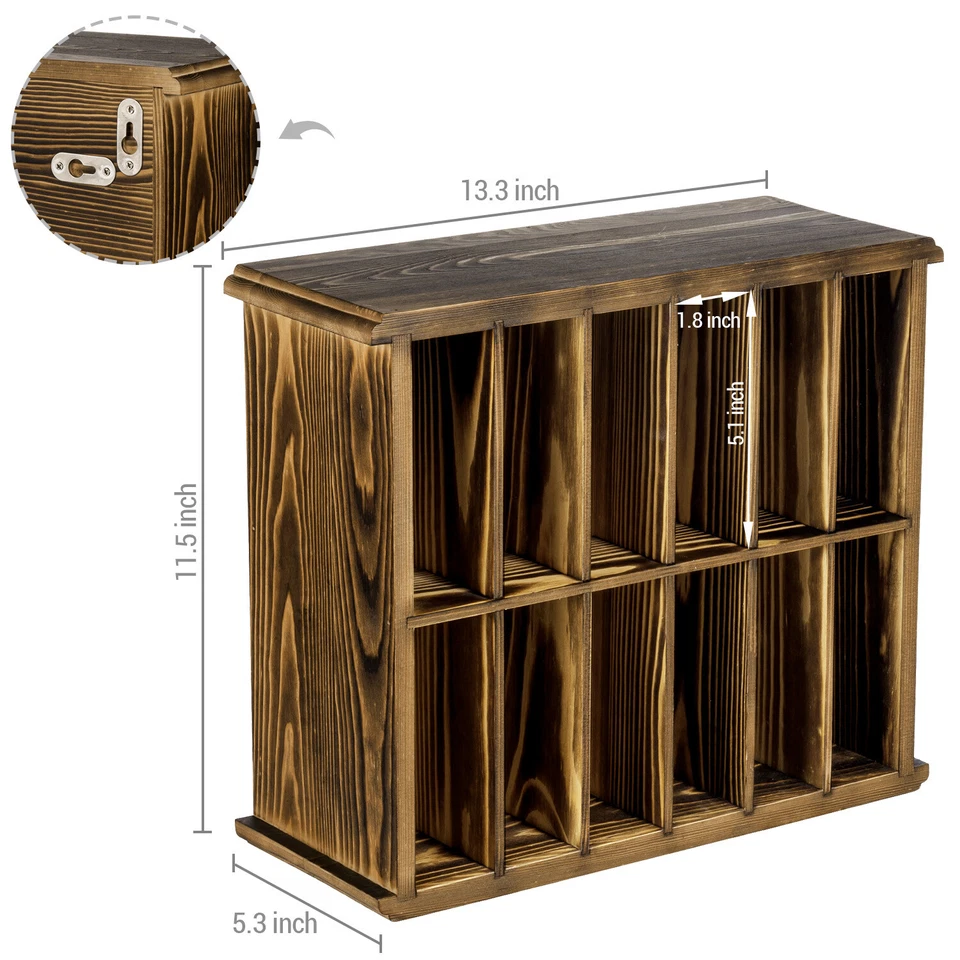 Настенный коричневый деревянный держатель ремня для боевых искусств с верхней полкой для хранения - Изображение 4 из 4