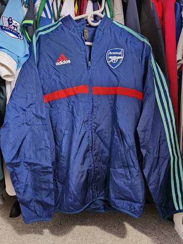 New Authentic Adidas Arsenal Quater Zip Training Jacket Men's Size S!! - Picture 6 of 7