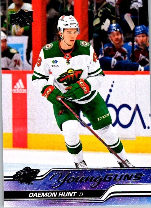Daemon Hunt 2023-24 Upper Deck Series 2 Young Guns #494 - Wild