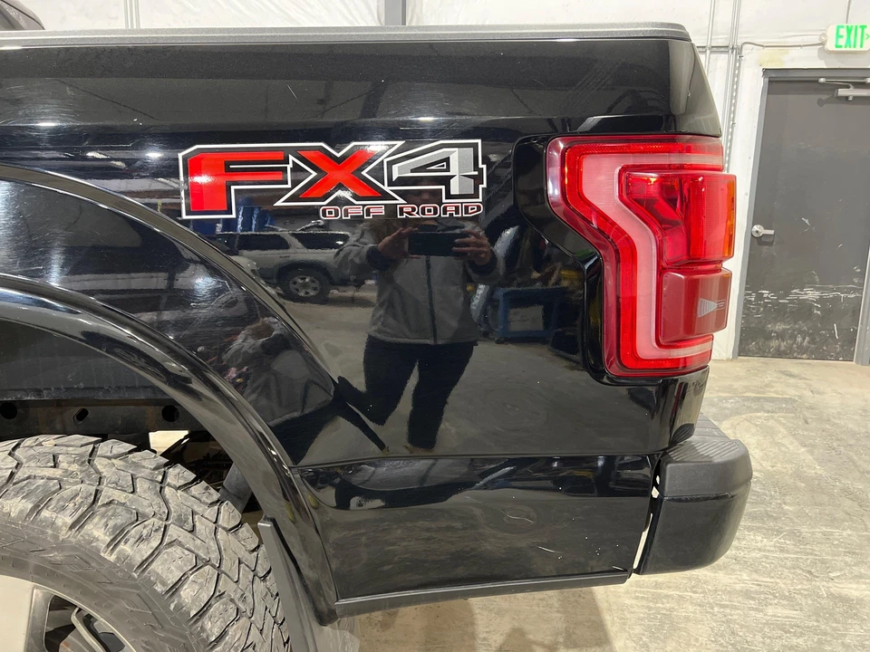 Ford F150 2015-2020 negro-G1 5' 6" pickup platón caja (solo platón Foto 4 de 4