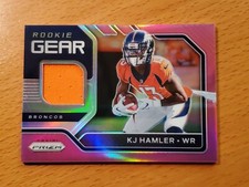 2020 Prizm Rookie Gear Pink #28 K.J. Hamler Penn State Broncos WR Jersey
