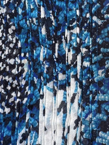 NEW! DIANE VON FURSTENBERG "Kourtni" Pure Silk Blue Print Short DRESS UK 6/8 - Picture 4 of 8