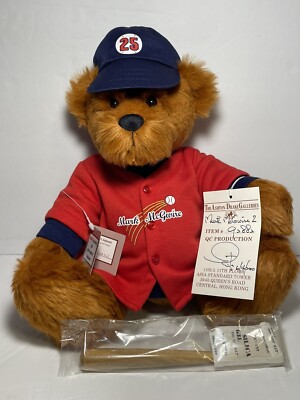 Ashton - Drake Galleries- Mark Mcgwire 1999 Home Run Champ Teddy Bear #QC10- NWT
