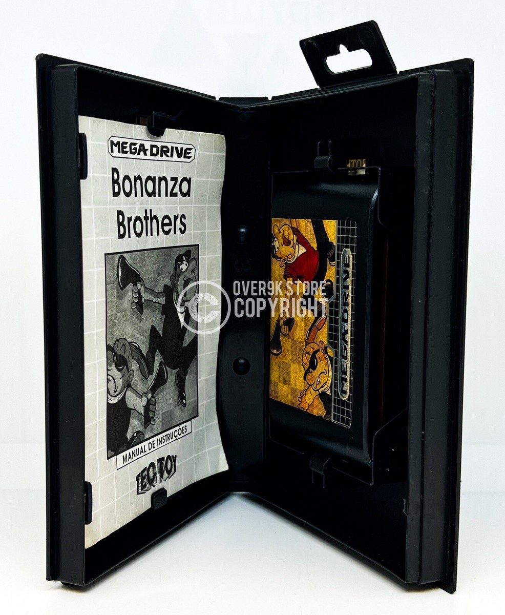 Bonanza Brothers - Sega Mega Drive - Tec Toy - CIB | TESTED