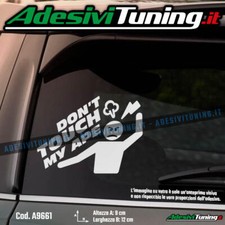 Adesivo Don't Touch my Ape Sticker Decal Tuning
