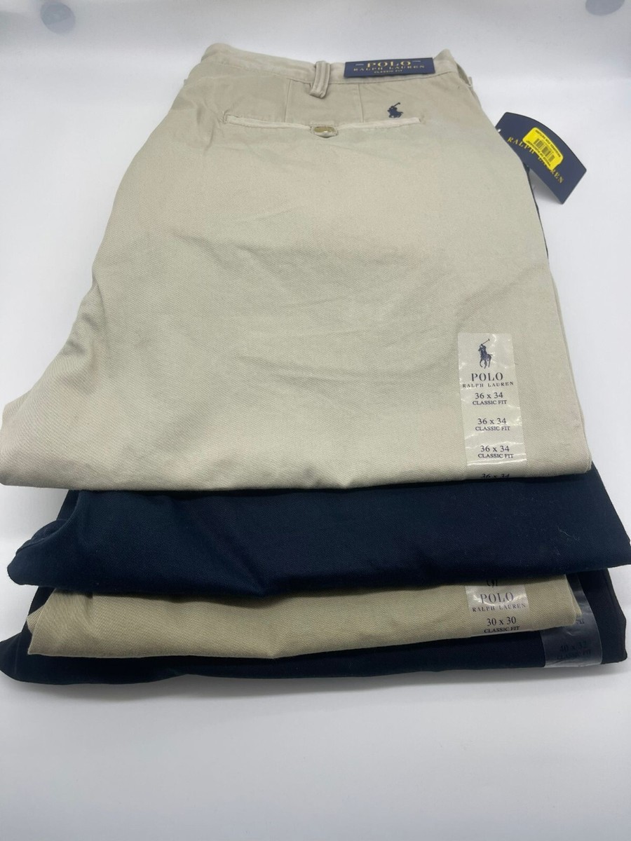 90s USA製 Ralph Lauren 40×30 \"Polo chino\" Vintage 90'S Ralph Lauren POLO by Ralph Lauren two-pleat