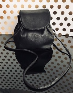 COACH VTG SONOMA BLACK LEATHER DRAWSTRING MINI BUCKET SLING BAG #4913 USA EUC | eBay