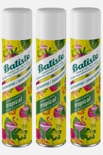 Pack of (3) New Batiste Dry Shampoo, Tropical, 6.73 Ounce Each