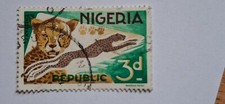 Briefmarke Nigeria 1965 Mi 179 Gepard gestempelt