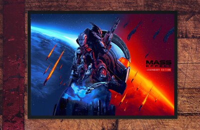 Mass Effect Trilogy Poster   Legendary Edition   High-Quality Art Print