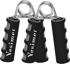 2 Pack Hand Grip Strengthener Set,Finger Gripper- Soft Foam Hand Exerciser for Q