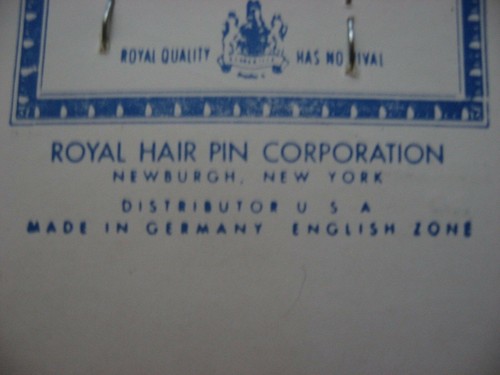 Vintage Nellie Martin machine needles Germany Sealed card #18 ENGLISH ZONE - Picture 5 of 11