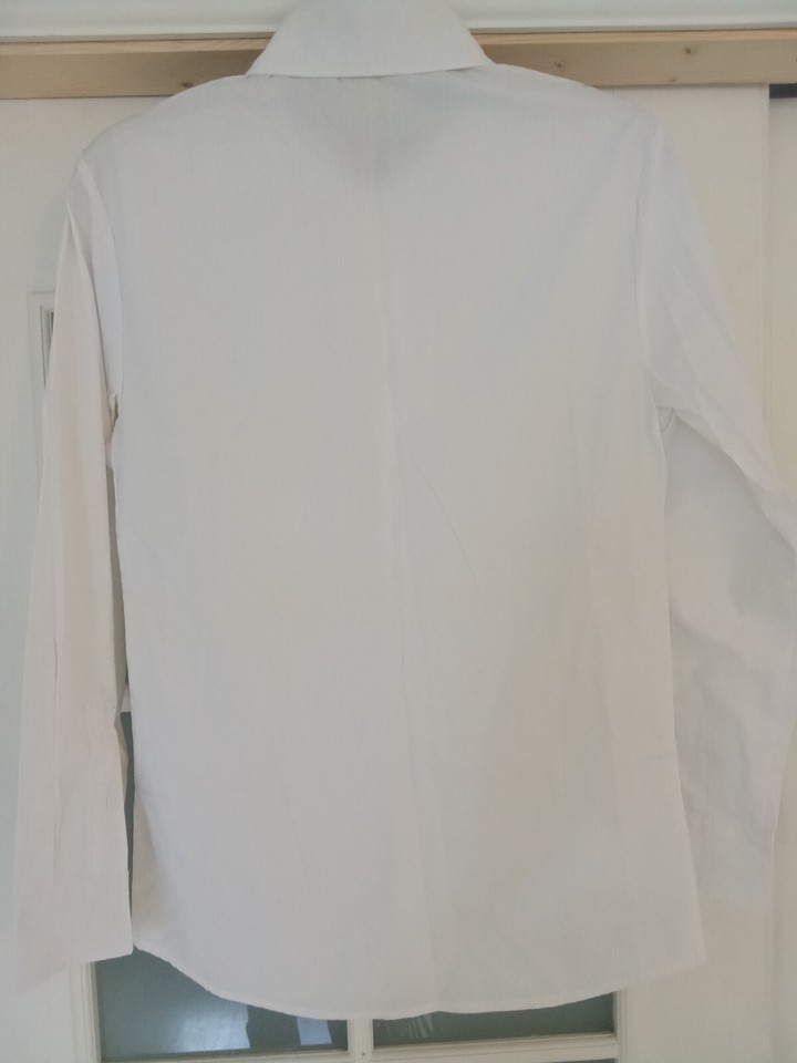 NEW Mens Large White Tie Summer Evening Formal Tuxedo Shirt Black
