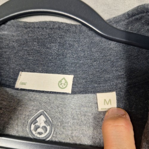 Tasc Bamboo Performance 1/4 Zip L/S Pullover Shirt Mens Medium gray - Picture 4 of 7