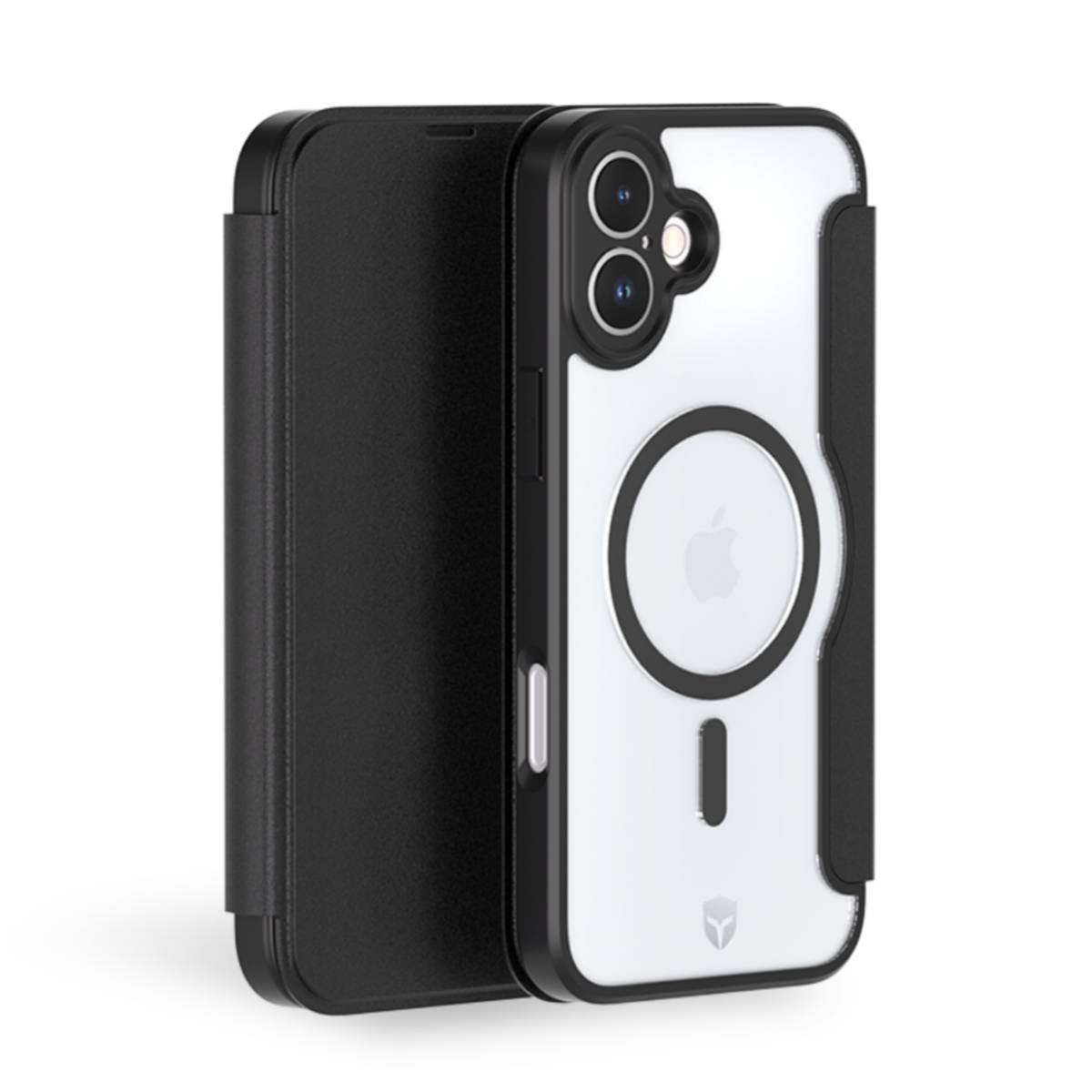 Coque rigide iPhone 16 Plus Force Case anti-rayure type portefeuille
