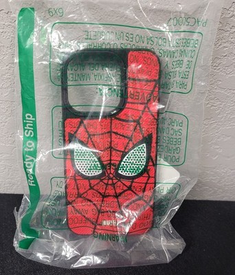 Spider-Man Mask Red and Black iPhone Case IP15-Pro IPhone 15 Pro