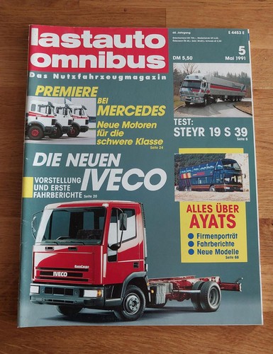 Lastauto-Omnibus 05/1991 Steyr 19 S 39 - Ayats Busse - Mercedes Motoren