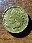 New Listing1907 Indian Head Cent Very Fine  Condition Circulated Ungraded.