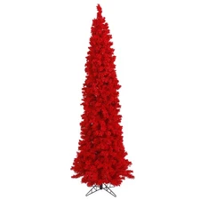 Vickerman 4.5'x19" Flocked Red Pencil Fir 231T - K168045