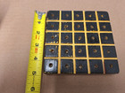 5x5 Peg Pentox Board made of wood, 25 squares, black & yellow, 5"x5"x1", holes — photo 3