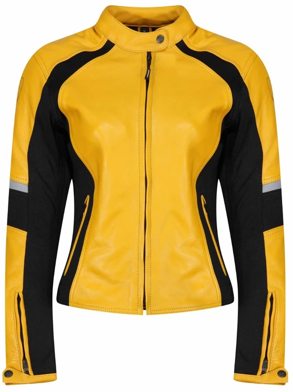 MotoGirl Fiona Leather Yellow, photo 1 of 7