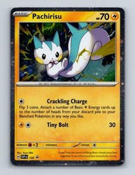 Pachirisu 158 Black Star Promo Scarlet & Violet Cosmos Holo